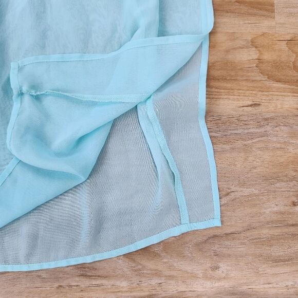 🔹️NWT Xhilaration Turquoise Blue Swim Coverup Small - Picture 10 of 12